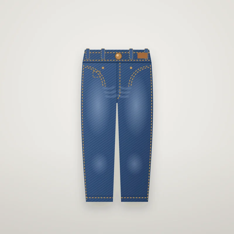 Jeans corte recto