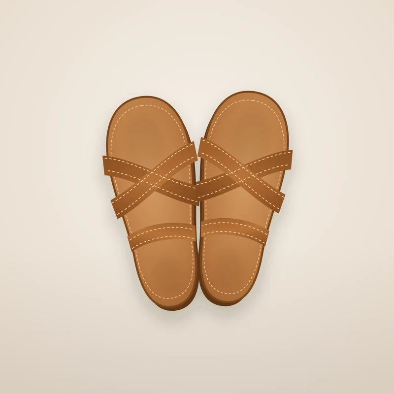 Sandalias de cuero